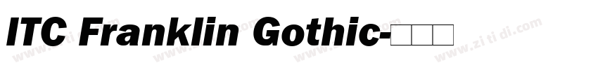 ITC Franklin Gothic字体转换